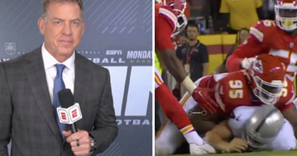 Troy Aikman Responds After Backlash to His 'Take the Dresses Off' Comment  on Monday Night Football