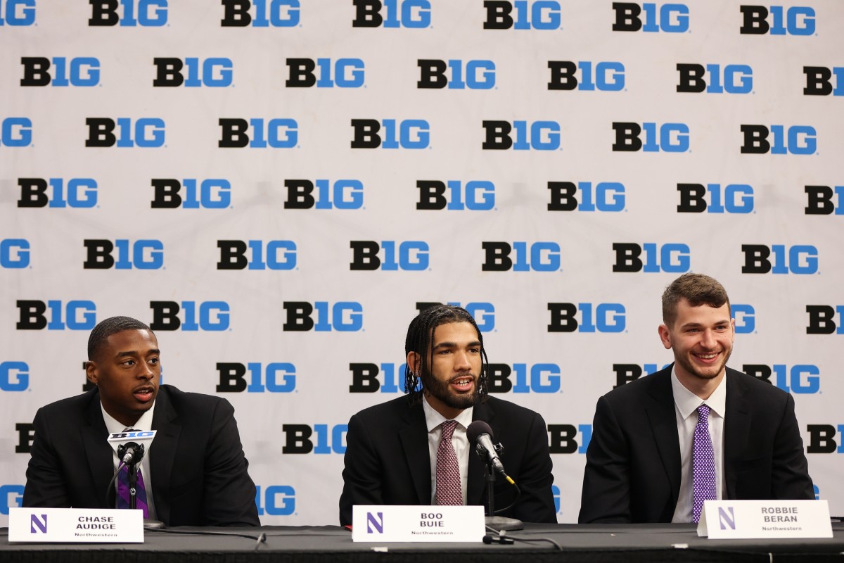 northwestern players big ten media days