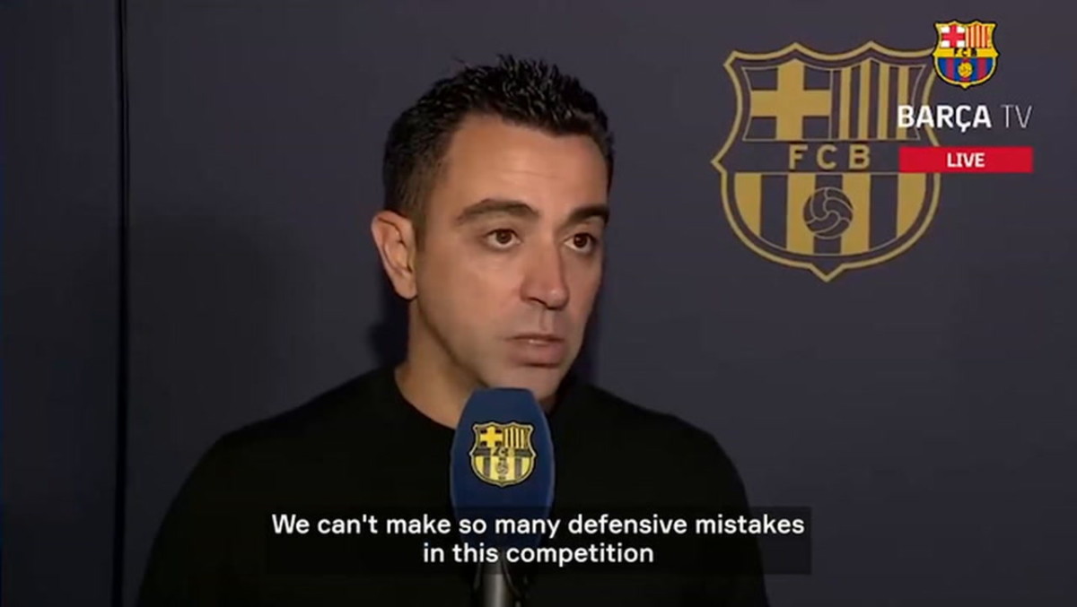 Xavi: ‘The Champions League has been very cruel to us’ - Soccer ...