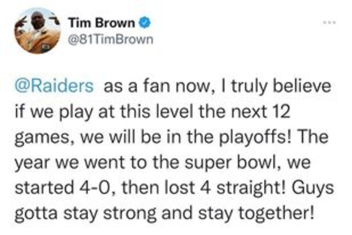 Raiders news: Tim Brown has some concerns 2023 season - Silver And