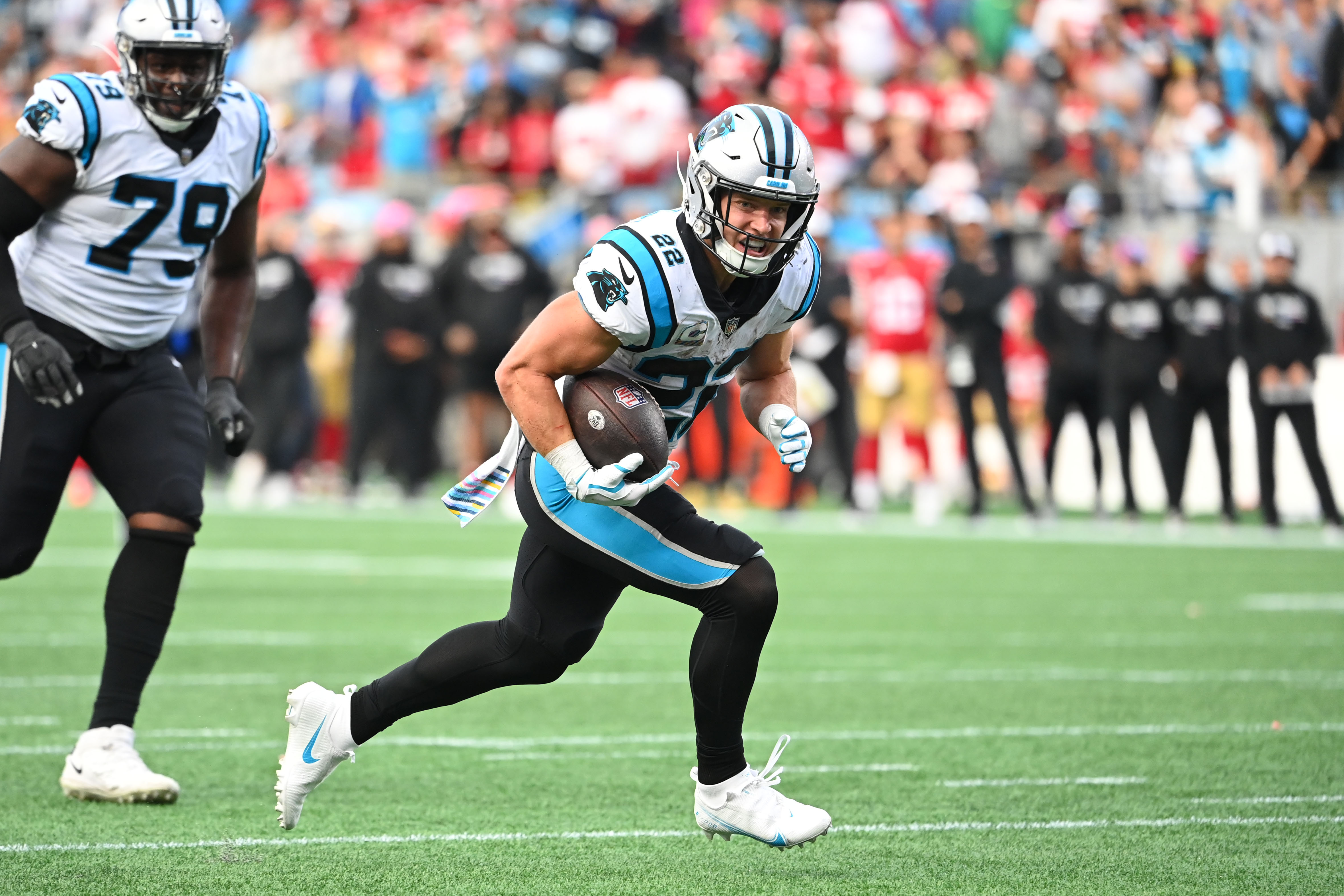 NFC WEST TRADE: Panthers Send Star RB Christian McCaffrey To 49ers ...