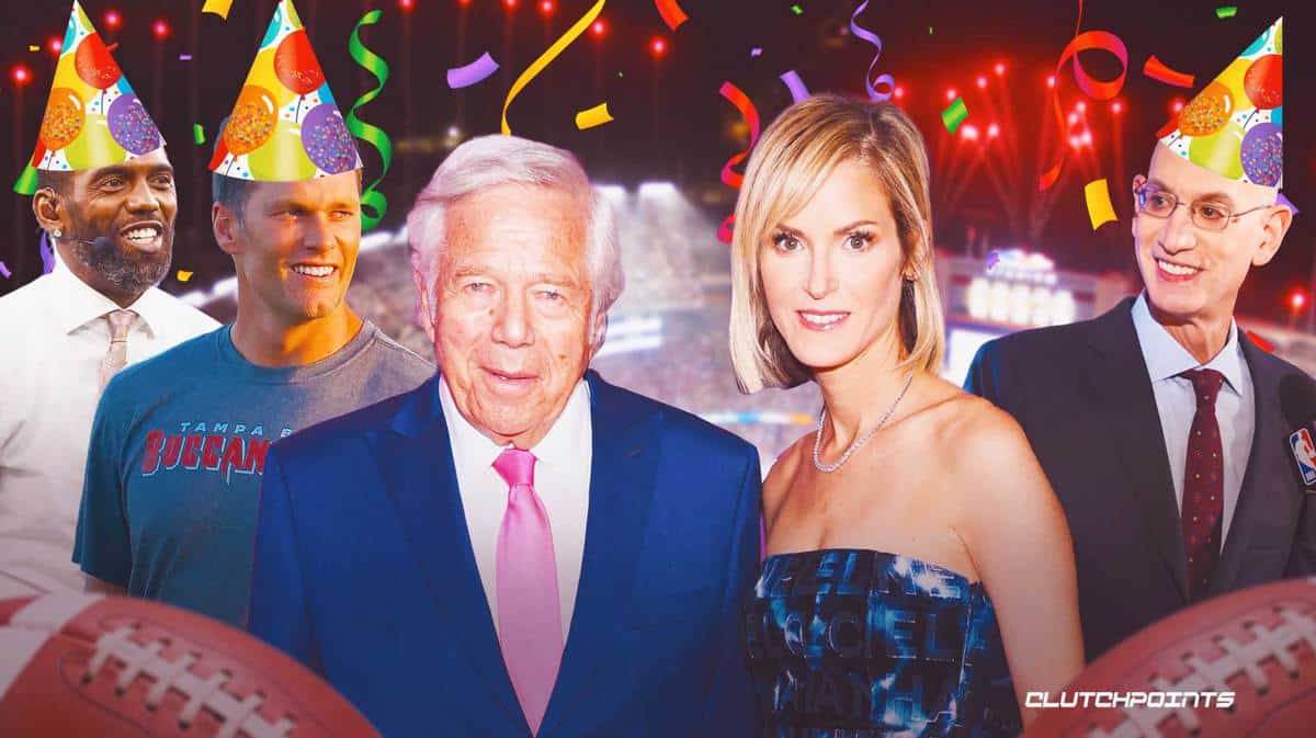 Robert Kraft Surprise Wedding Tom Brady Randy Moss And Elton John Celebrate With New England 3311