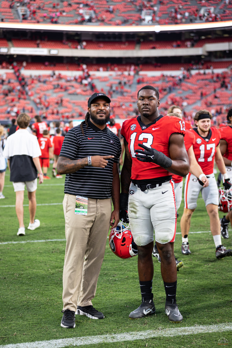 Mykel Williams and Jarvis Jones