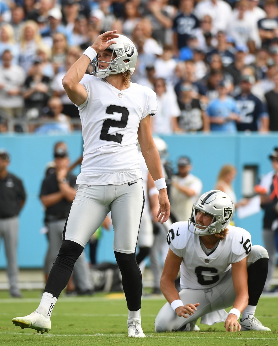 Daniel Carlson's early struggles are not a concern for the Raiders - video  Dailymotion