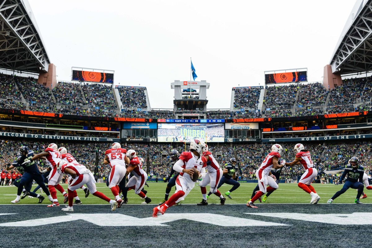 2 Seahawks Tunnel 7th Row!* Arizona Cardinals All Games Aisle