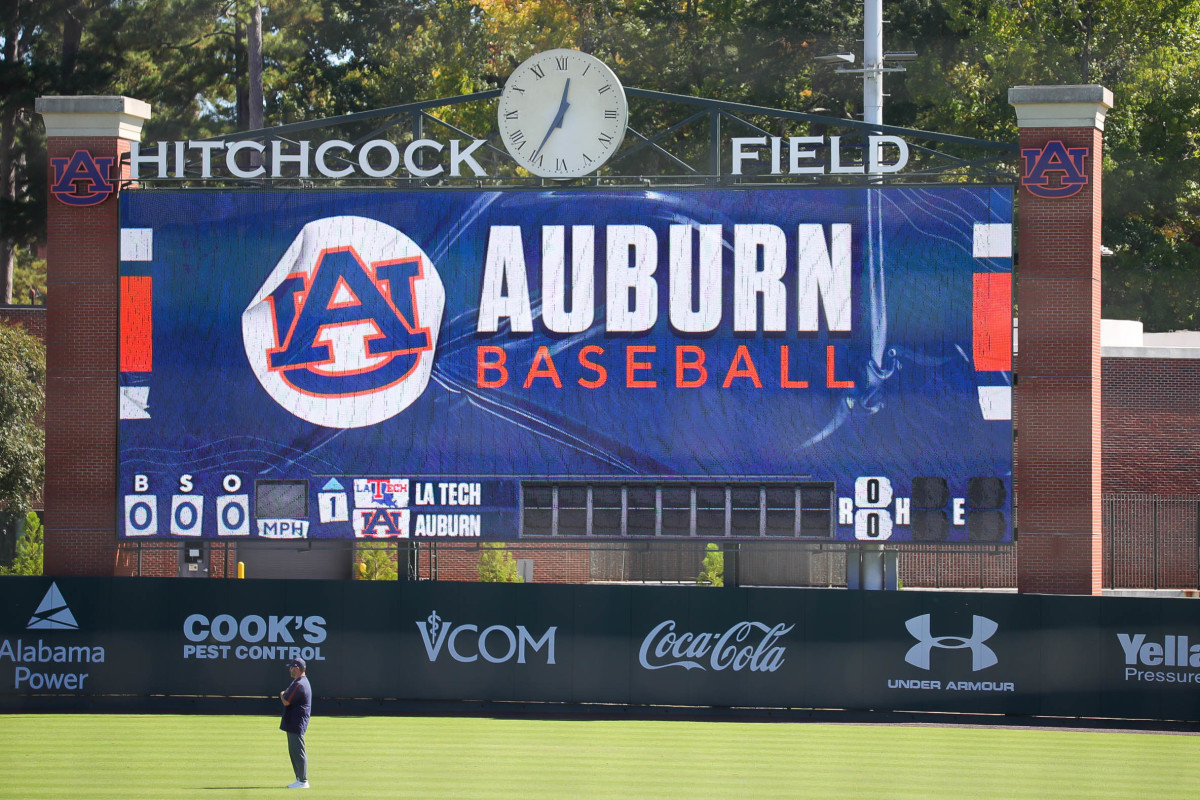 Plainsman Park, Hitchcock Field, video board, Auburn baseball