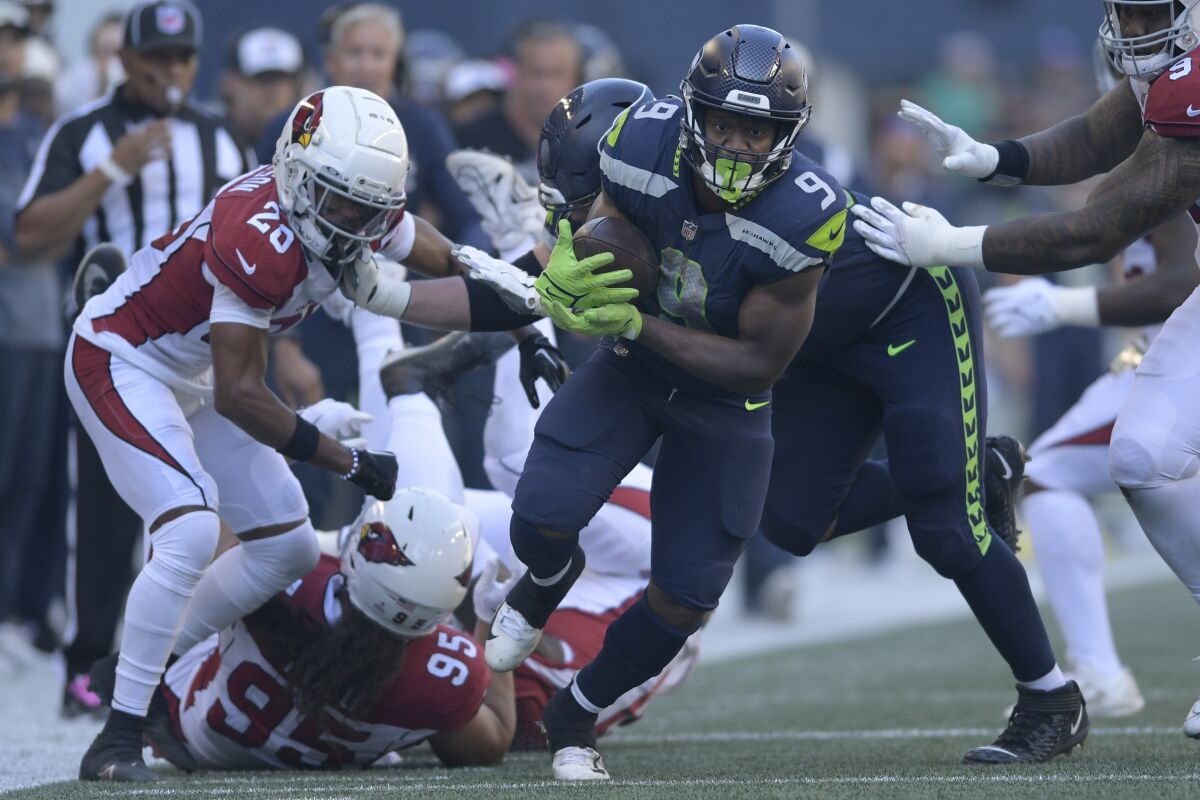 Seahawks rookie RB Kenneth Walker III shines in 1st NFL start