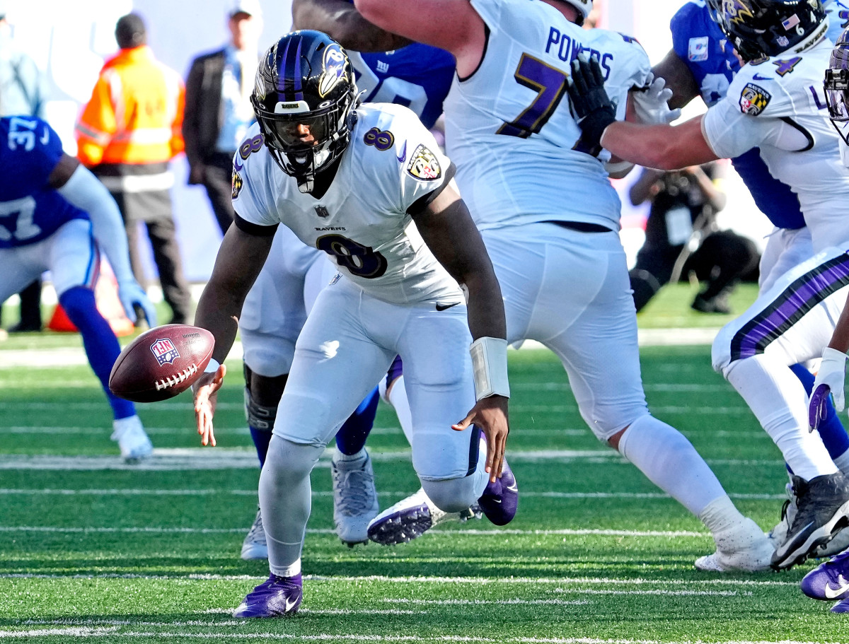 Giants shock Ravens after Lamar Jackson's crucial fourth-quarter