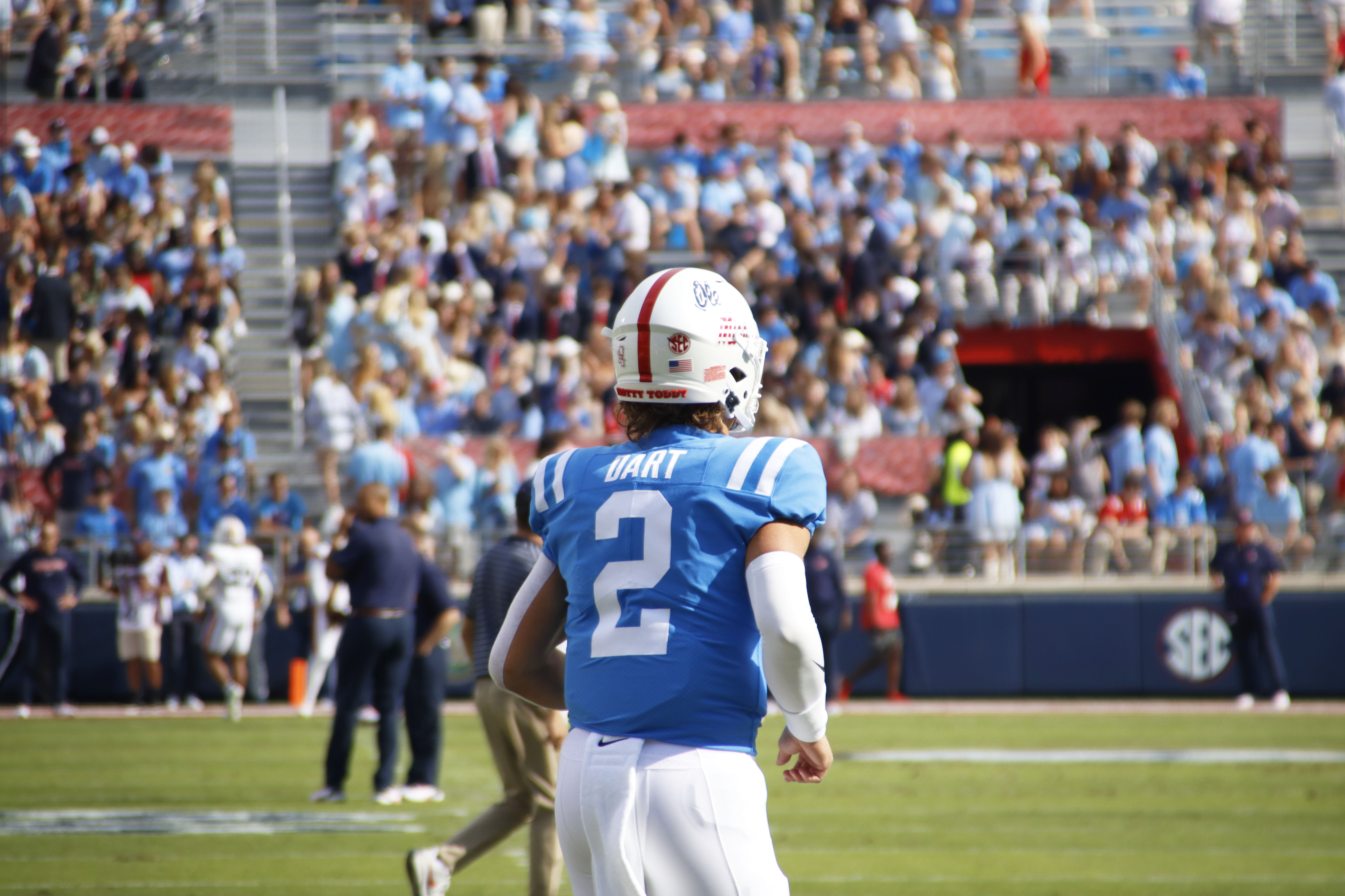 Ole Miss Rebels QB Jaxson Dart To Attend Manning Passing Academy