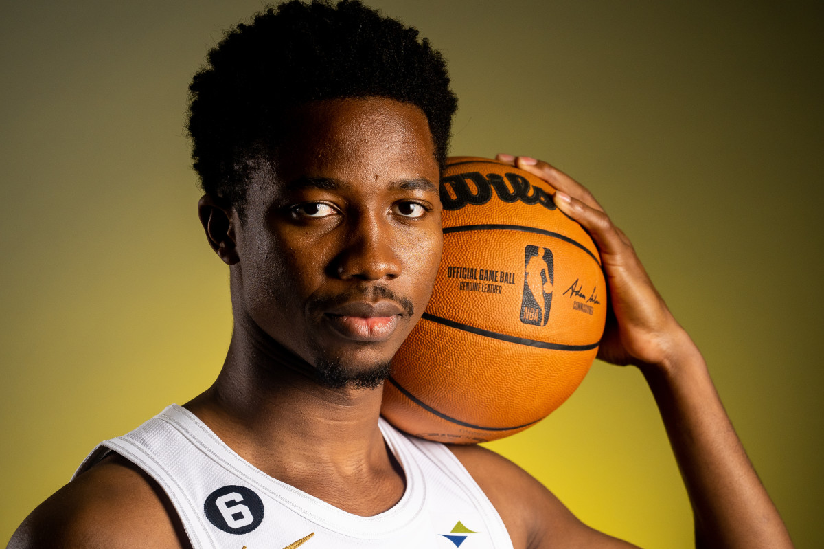 Cleveland Cavaliers Mamadi Diakite (21) during media day at Rocket Mortgage FieldHouse.