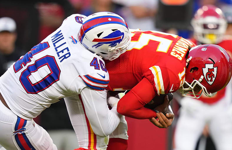 Von Miller did what the Bills signed him to do vs. Patrick Mahomes in win  over Chiefs