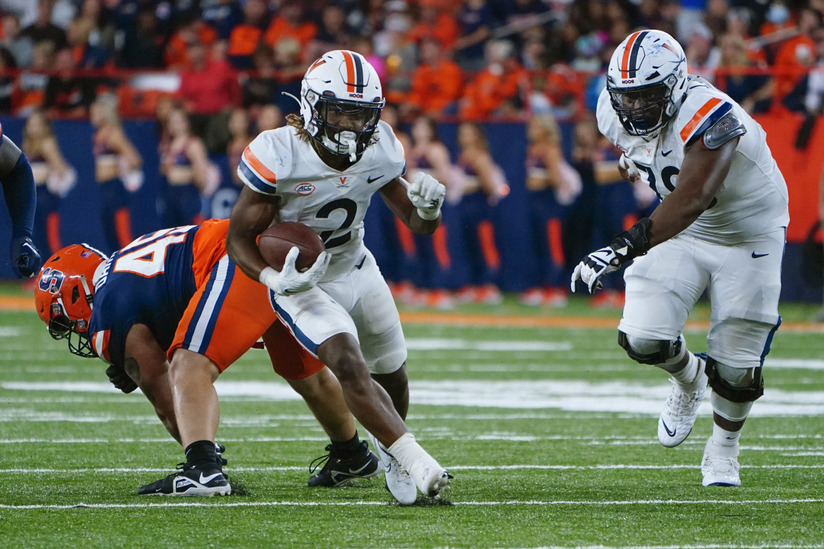 Virginia running back Perris Jones