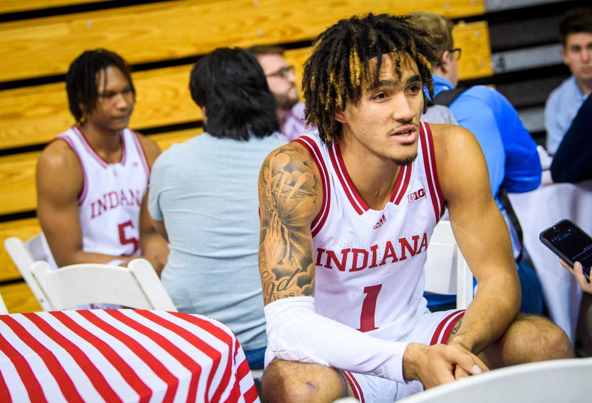 WATCH Indiana's Jalen HoodSchifino Could Be an NBA Lottery Talent