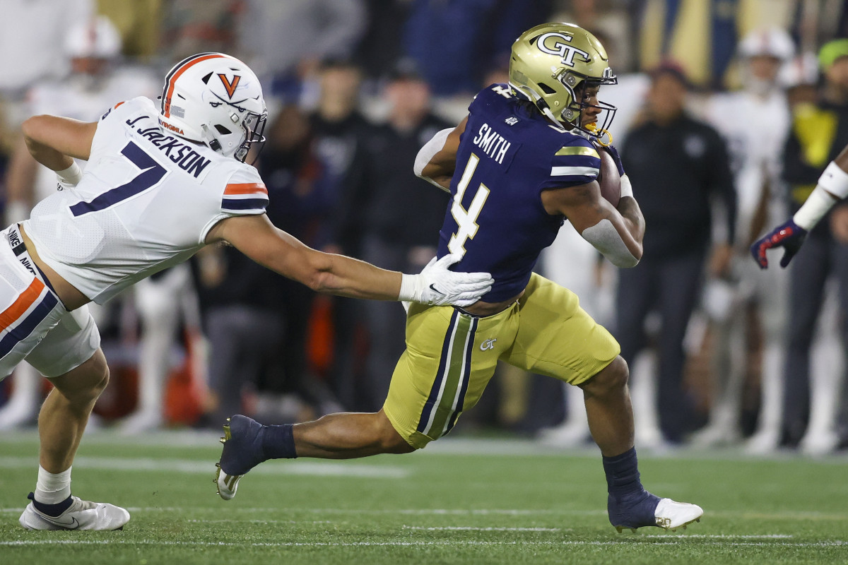 Georgia Tech running back Dontae Smith