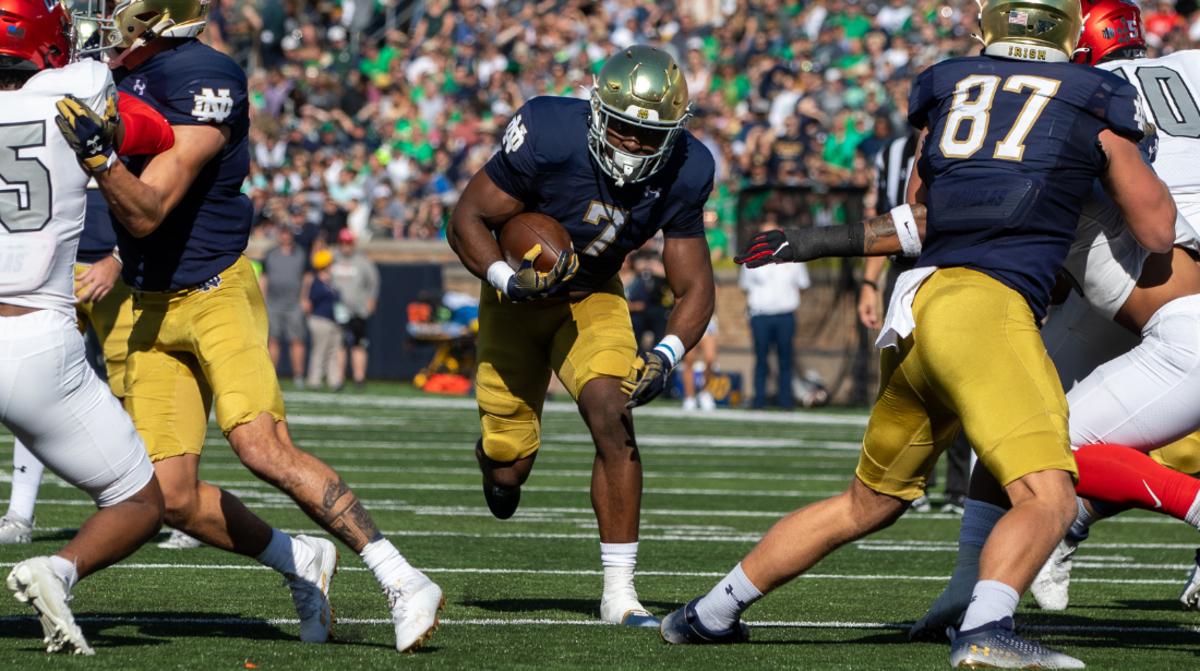 First Half Analysis: Notre Dame Leads UNLV 30-7 - Sports Illustrated ...