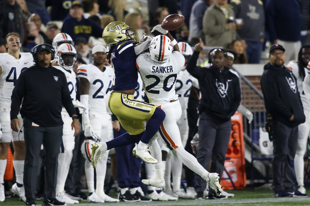 Georgia Tech wide receiver Nate McCollum