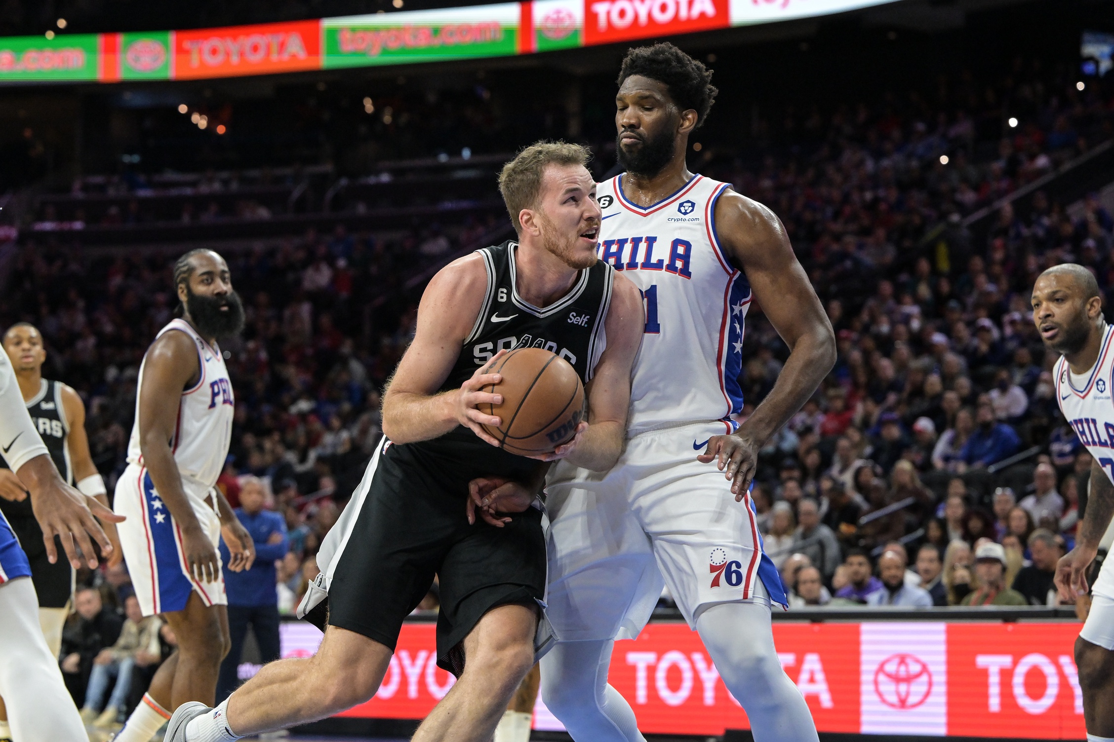 San Antonio Spurs Pull Out Road Win Despite Philadelphia 76ers' Joel ...