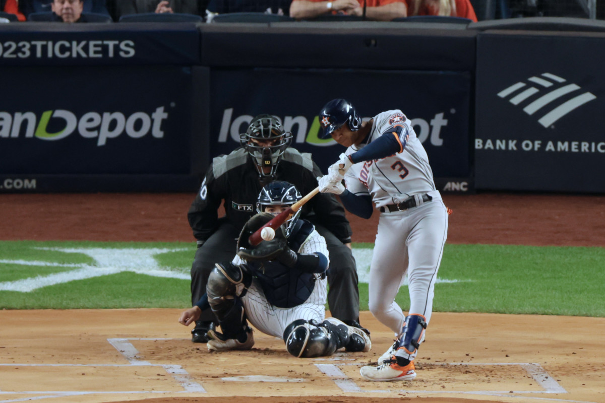 Jeremy Peña's solo home run, 03/16/2021