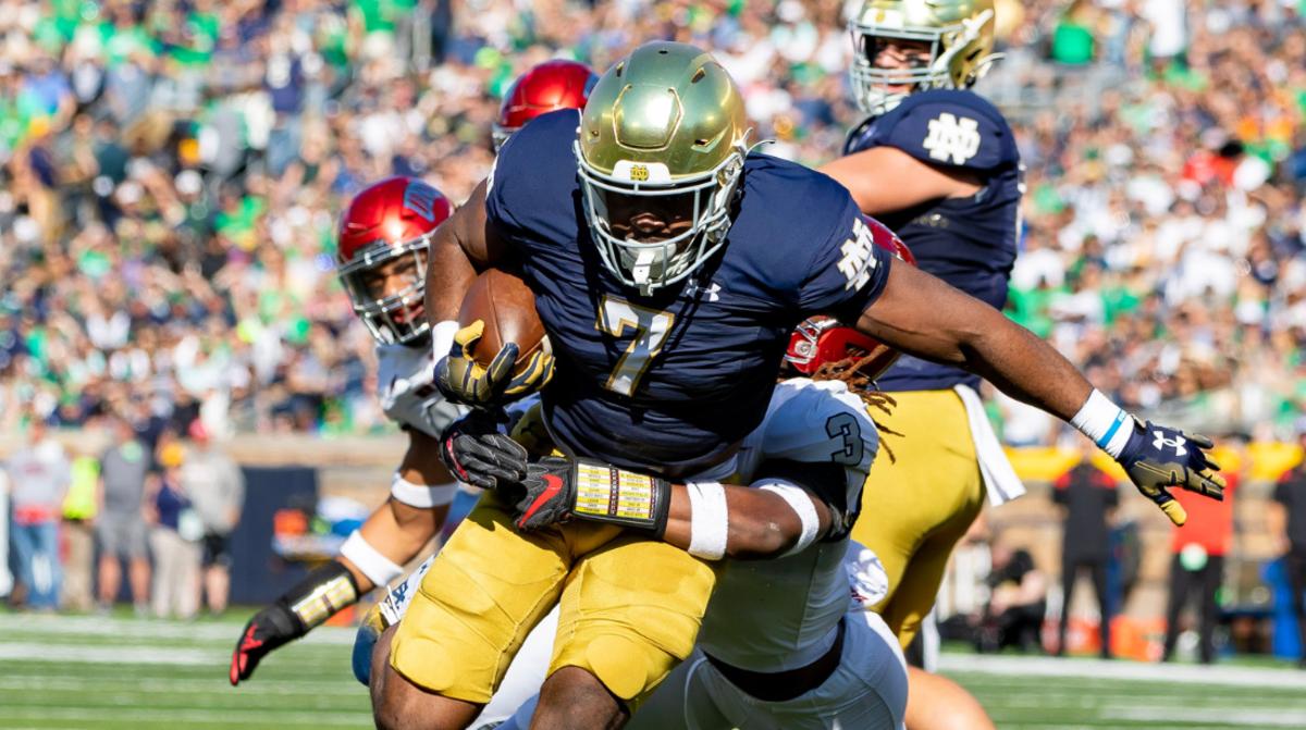 Notre Dame Football: Audric Estime Primed For Massive 2023 Season //