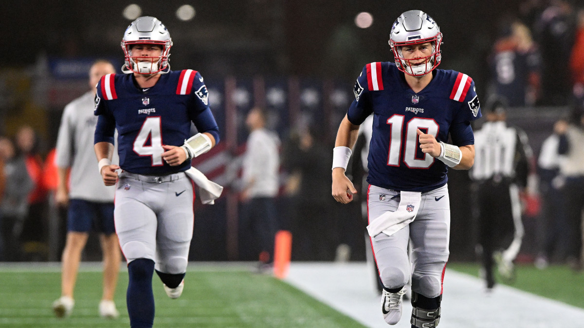 Patriots QB Bailey Zappe eager to work with 'phenomenal' Mac Jones 