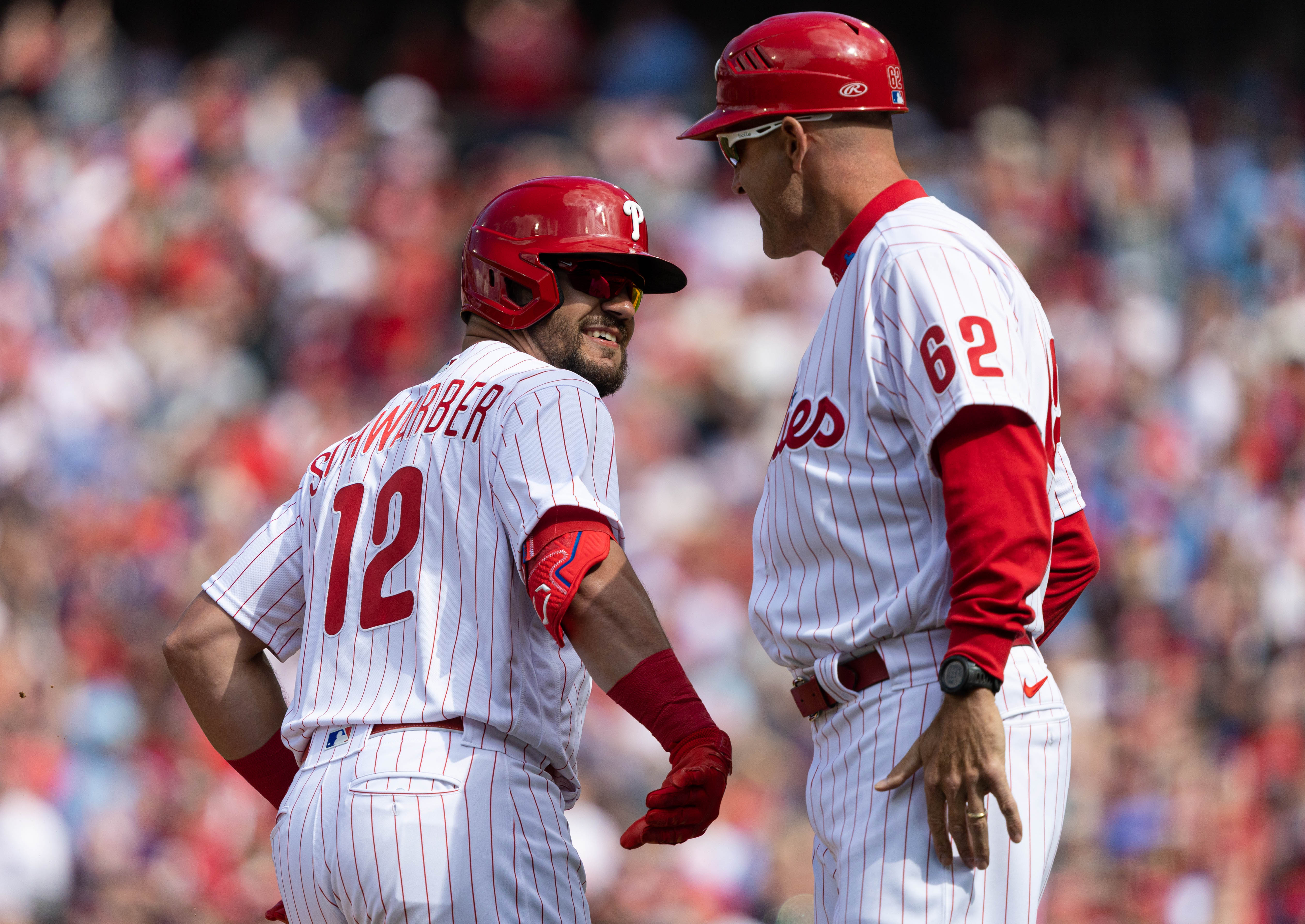 Even in win, Phillies third base coach Dusty Wathan at forefront