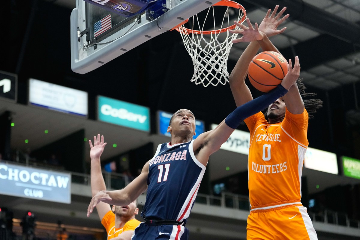 Gonzaga suffers 19-point loss to Tennessee in charity exhibition game