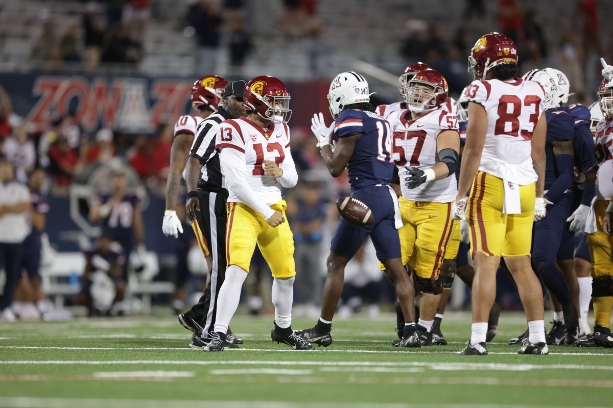 usc trojans football arizona pac-12 9