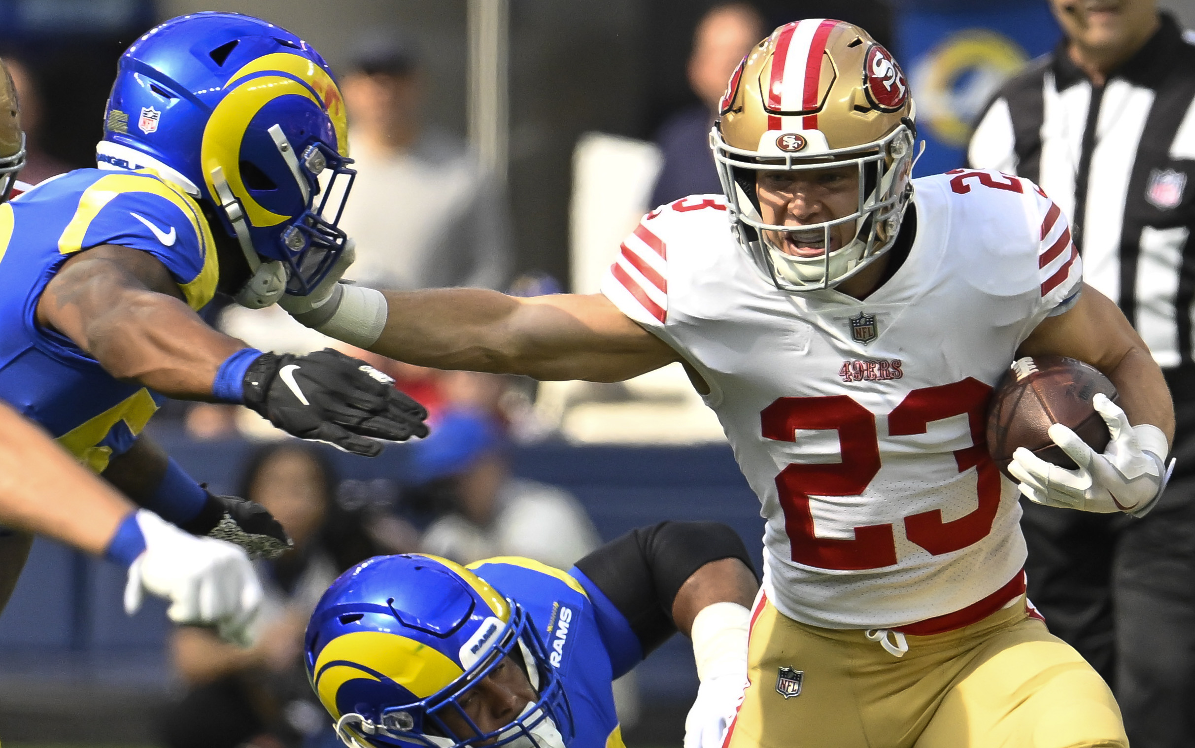 Los Angeles Rams vs. San Francisco 49ers Notebook: Nacua Shines Again,  Defense Can't Keep Up - Sports Illustrated LA Rams News, Analysis and More