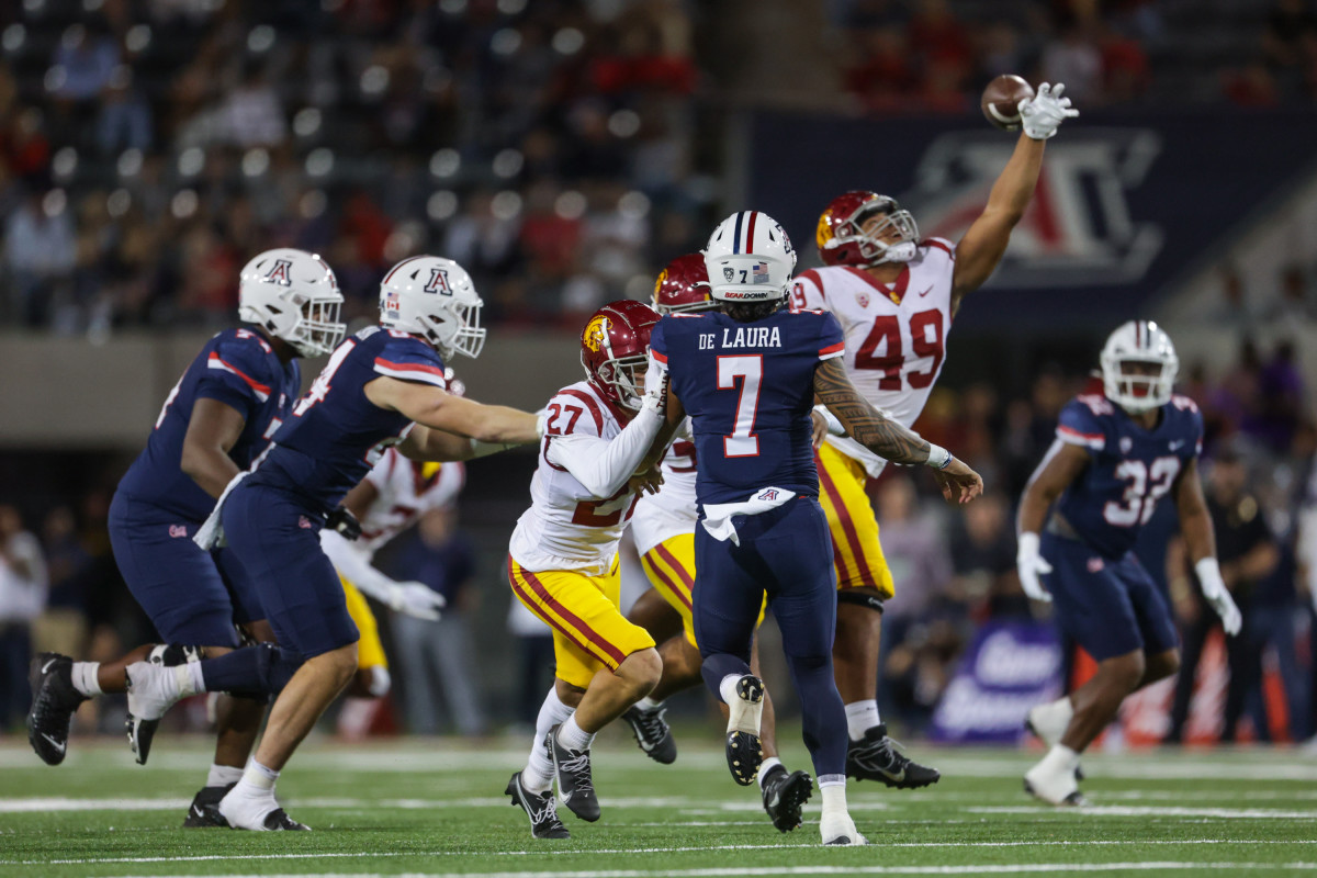 usc trojans football arizona pac-12 58