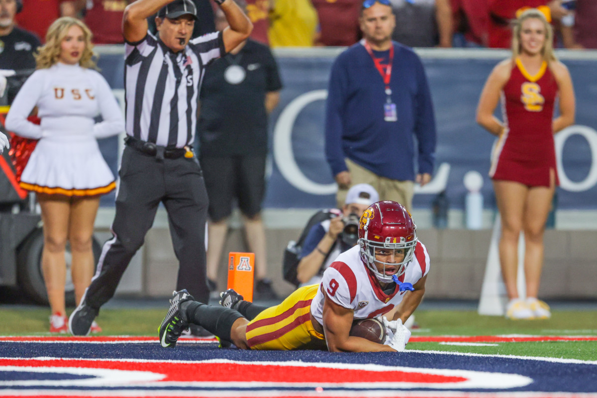 usc trojans football arizona pac-12 49