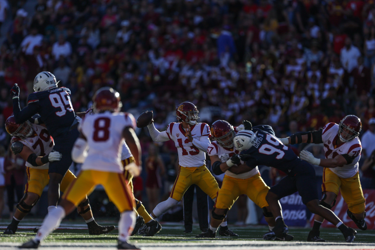 usc trojans football arizona pac-12 14