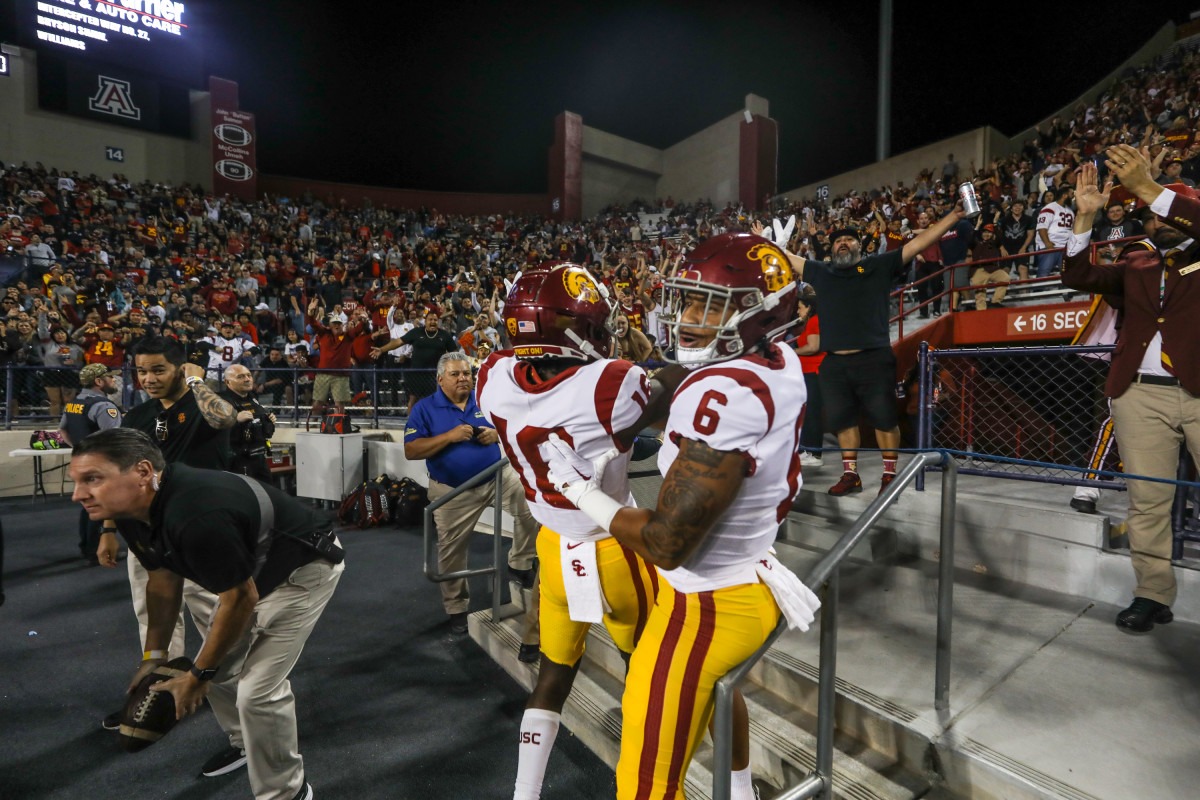 usc trojans football arizona pac-12 5