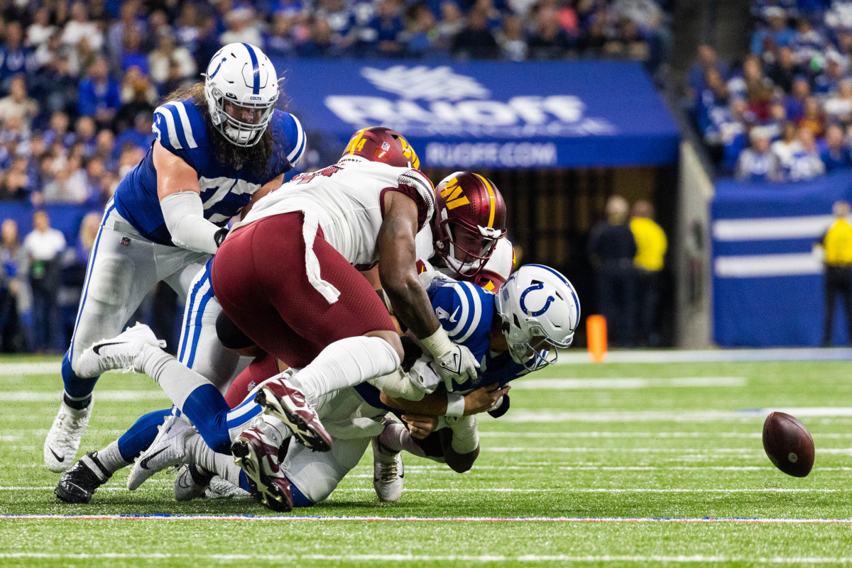 Jake's Takes  Washington Commanders Spoil Sam Ehlinger's Indianapolis Colts  Debut in Final Minute - Sports Illustrated Indianapolis Colts News,  Analysis and More