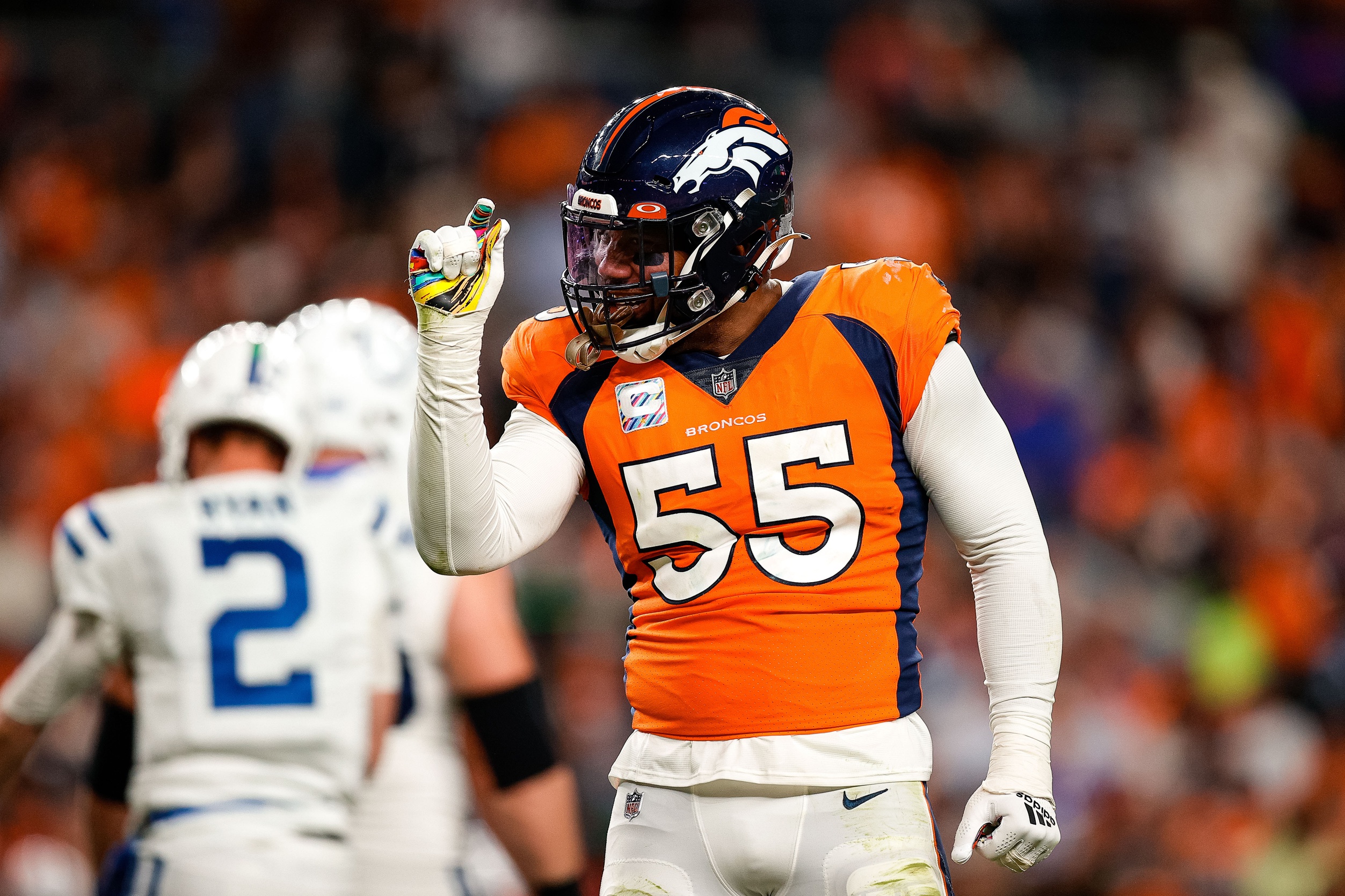 He's been back': Bradley Chubb records game-sealing sack in Broncos' win  over Jets