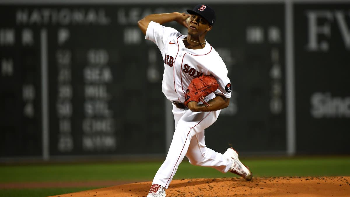 Brayan Bello learning from Pedro Martinez