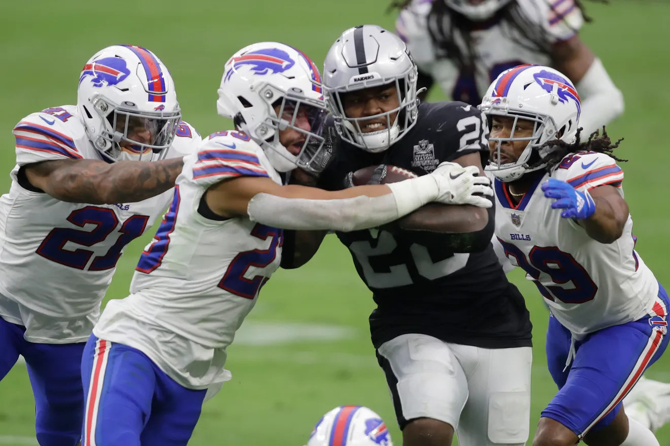 Player Prop Betting Options for Josh Jacobs and Analysis of His Rushing  Stats in the Raiders vs. Bills Matchup - BVM Sports