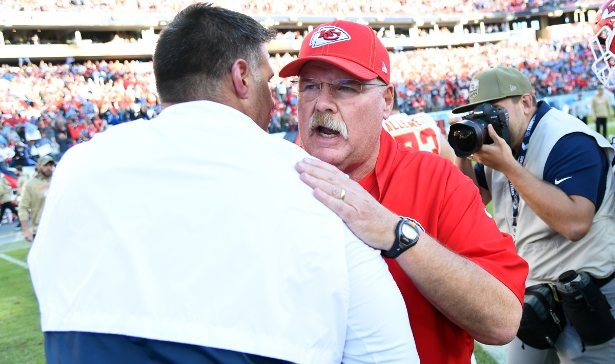 One Way Mike Vrabel Wants to Be Like Andy Reid - Sports Illustrated  Tennessee Titans News, Analysis and More