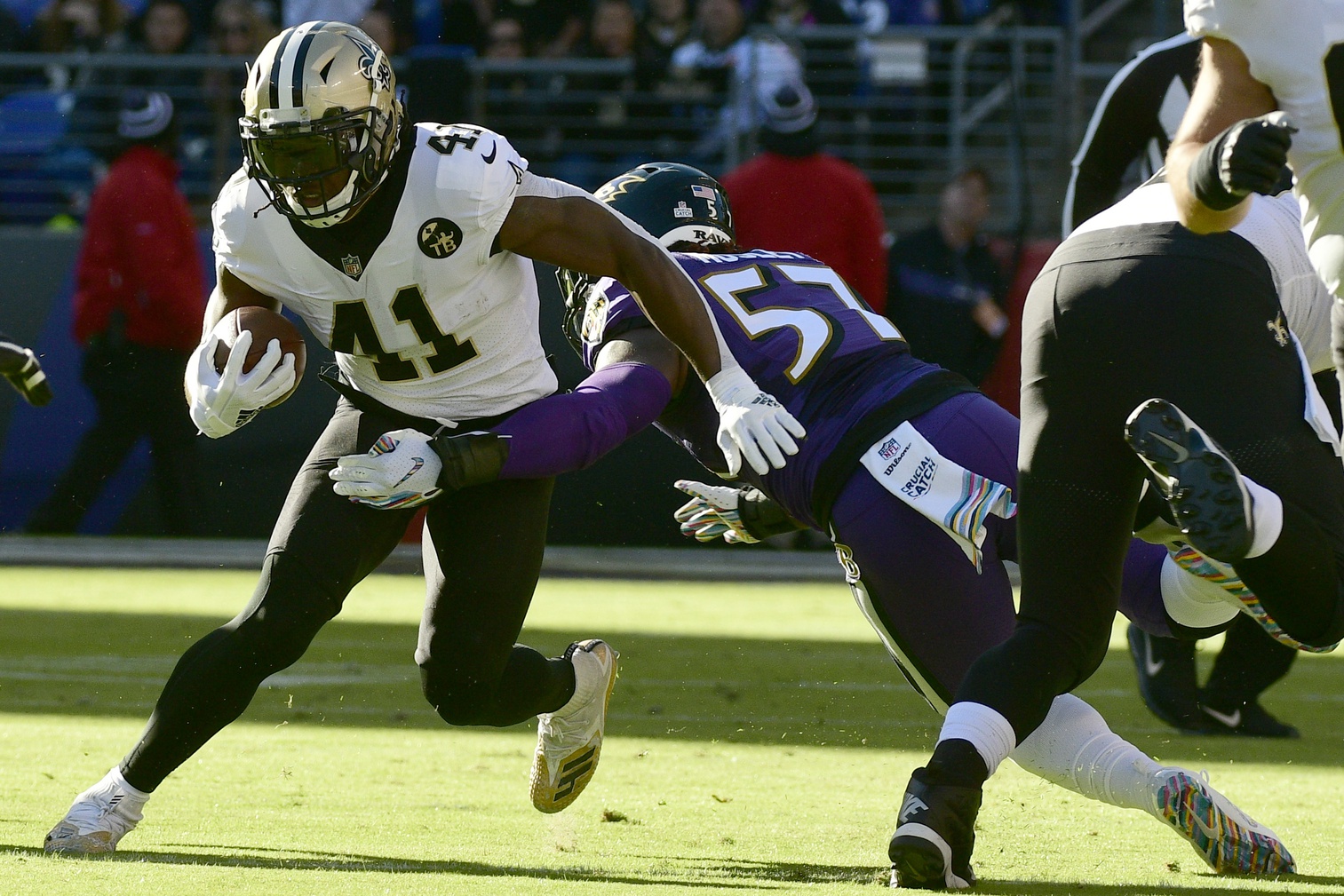 Ravens swoop in, take win against Saints in Superdome 34-27