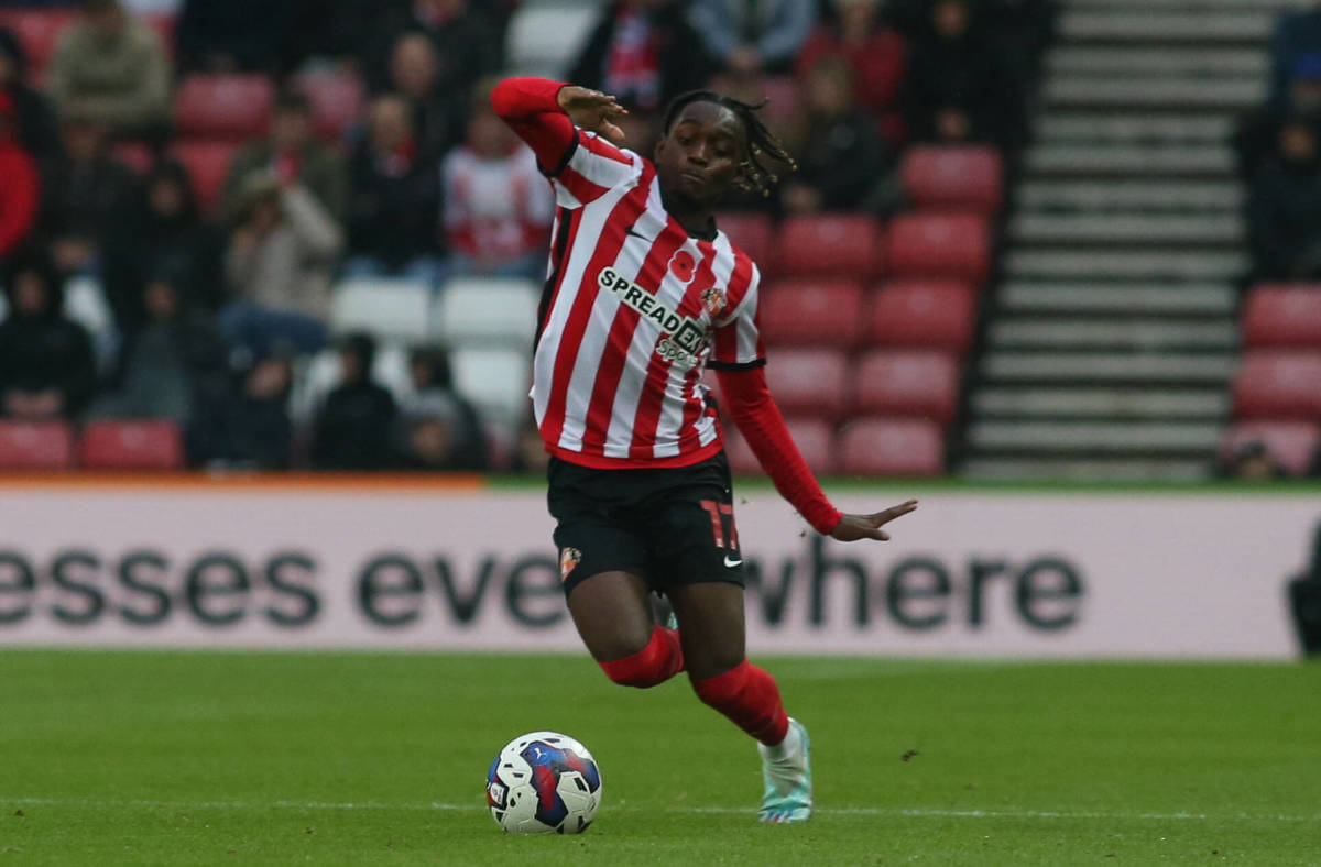 Abdoullah Ba in action for Sunderland against Cardiff