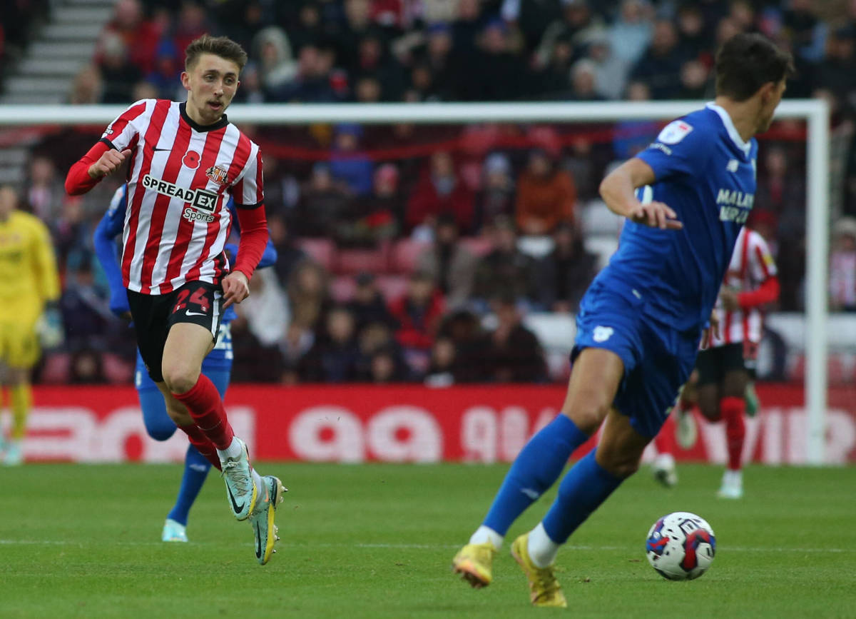 Dan Neil in action against Cardiff