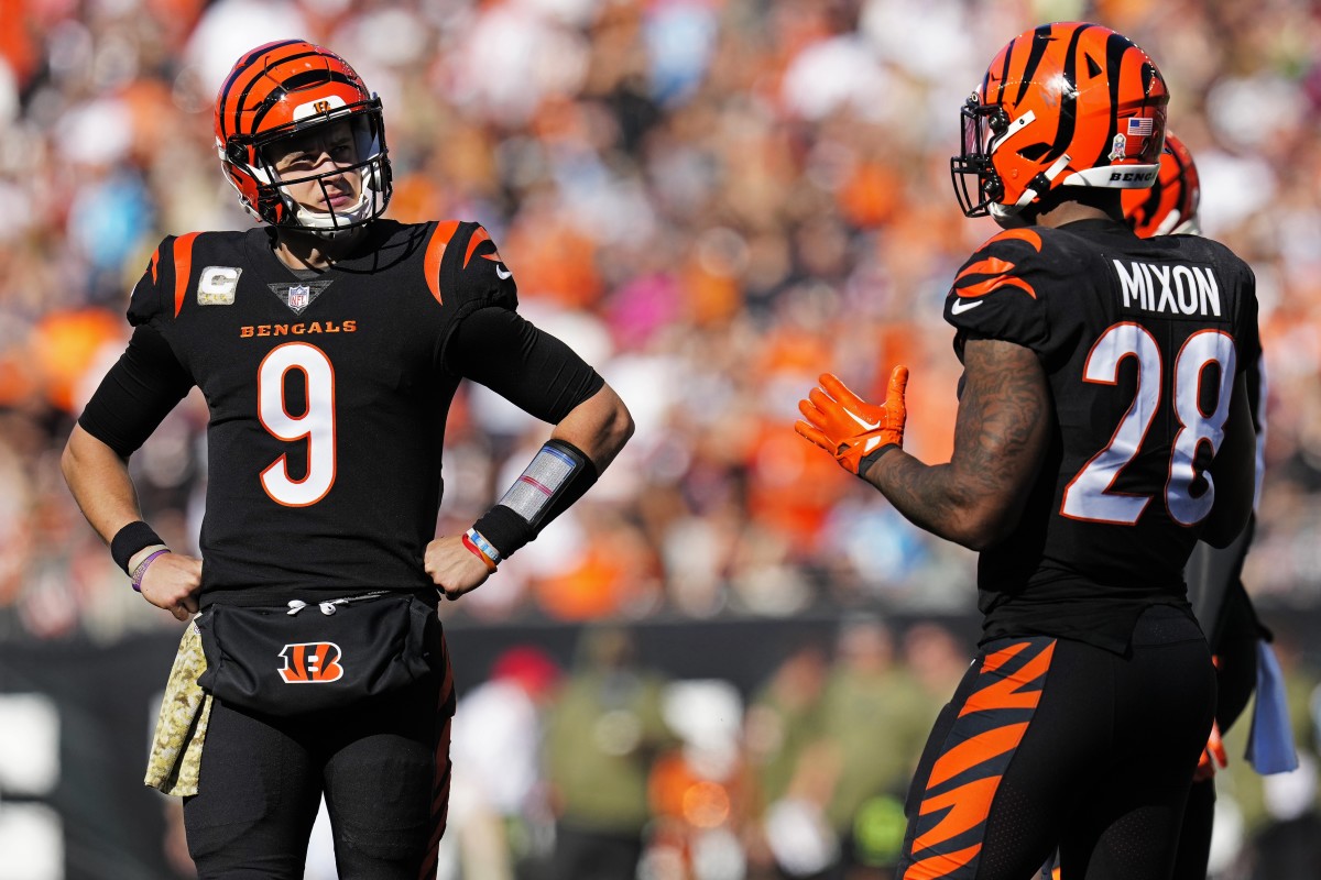 Watch: Joe Burrow and Joe Mixon Celebrate Cincinnati Bengals' Victory Over  Carolina Panthers - Sports Illustrated Cincinnati Bengals News, Analysis  and More