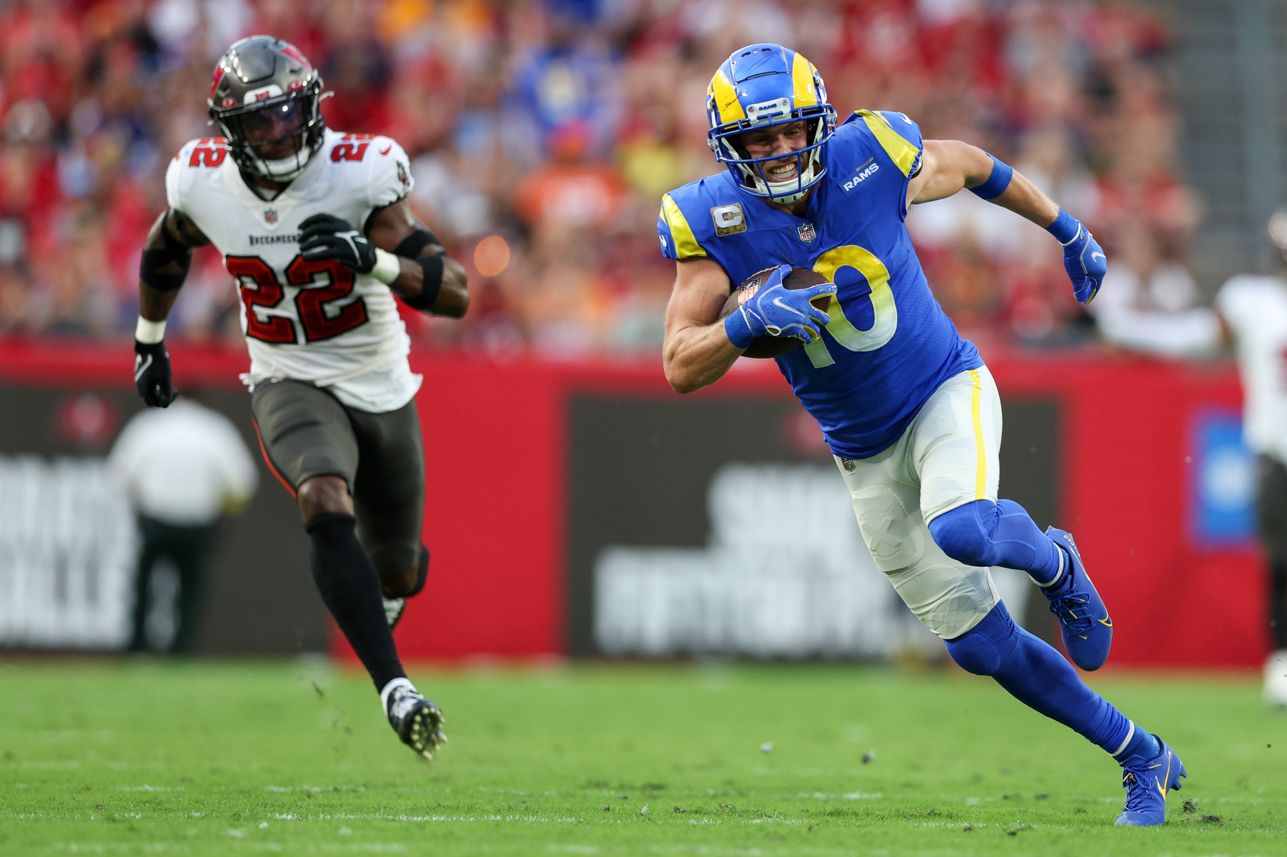 Cooper Kupp Los Angeles Rams Autographed 8 x 10 Touchdown Catch vs. Tampa  Bay Buccaneers Photograph