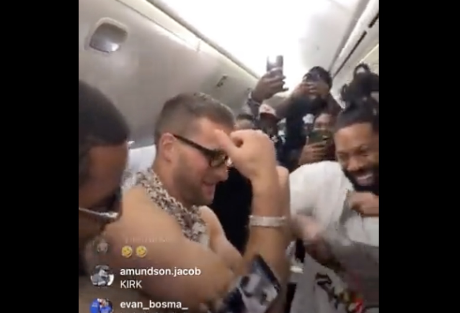 Kirk Cousins dances with celebration chains after Vikings win