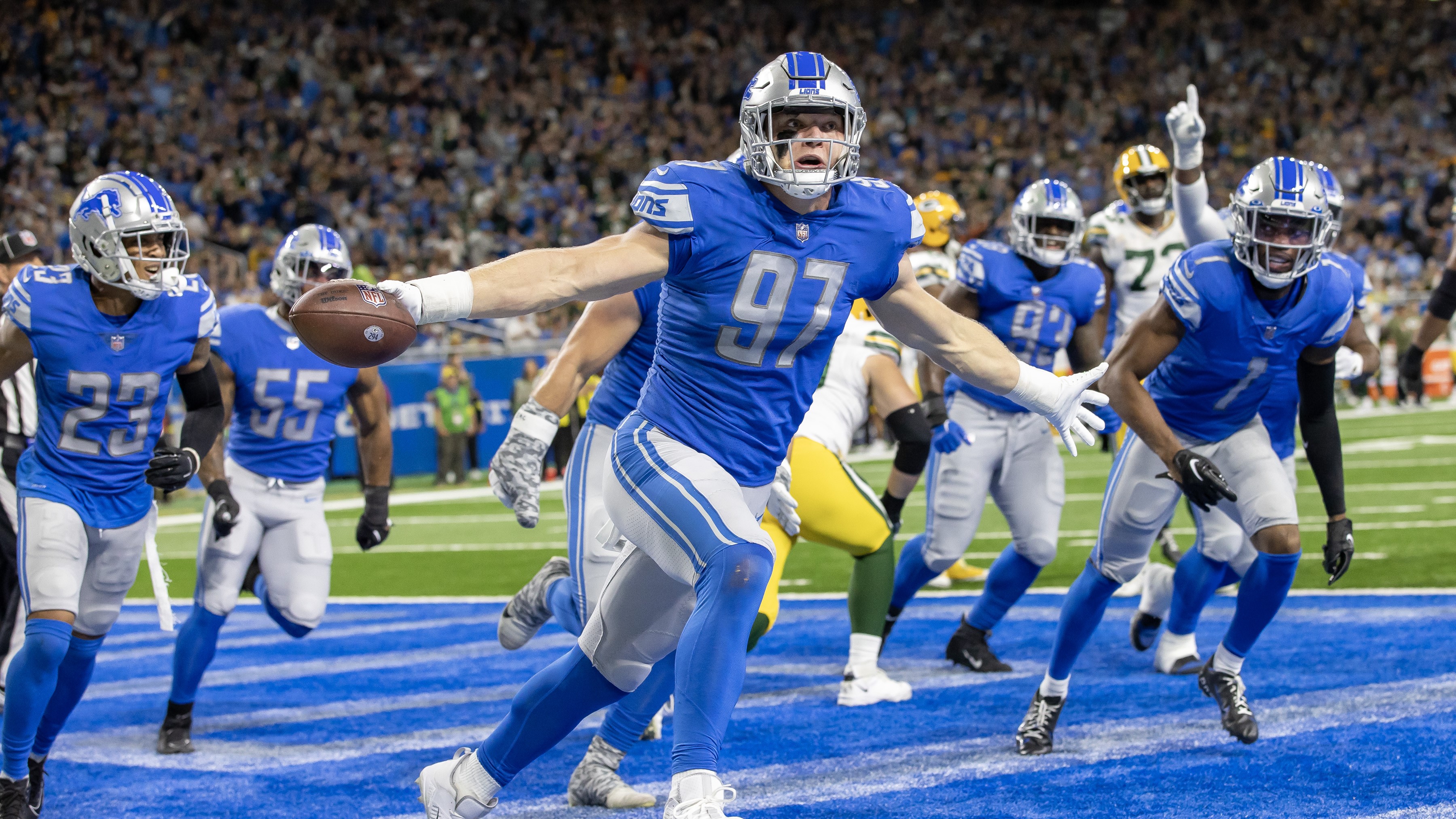 Detroit Lions get aggressive vs. Packers, stumble in red zone