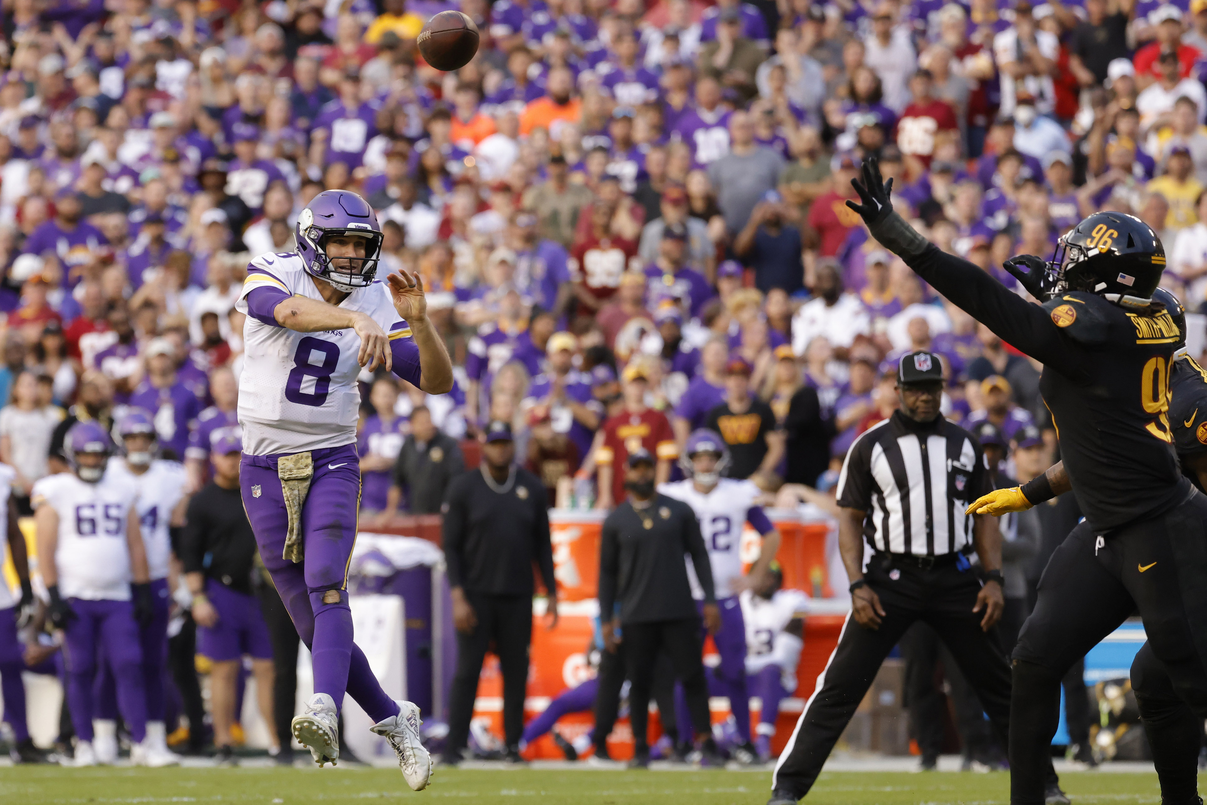 Iced-Out Kirk Cousins Joins 'Manningcast' During Ravens-Saints