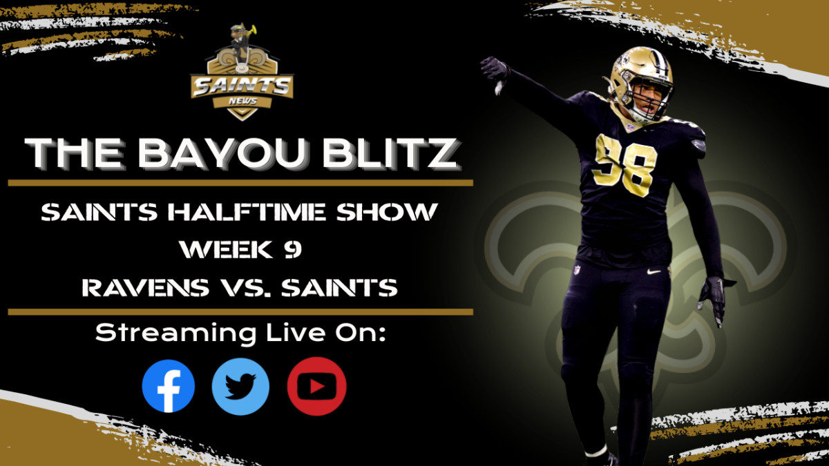 The Bayou Blitz Halftime Show: Week 9 - Ravens vs Saints