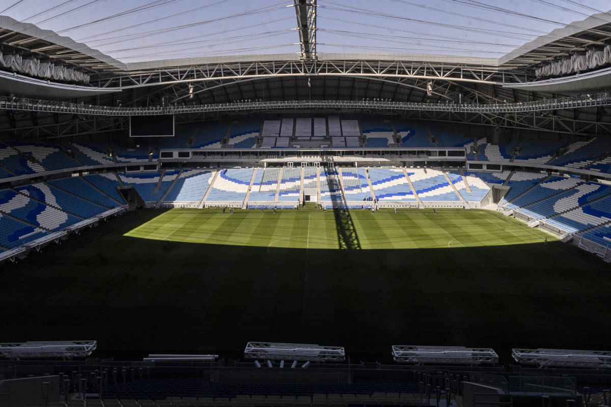 A general view of Al Janoub Stadium