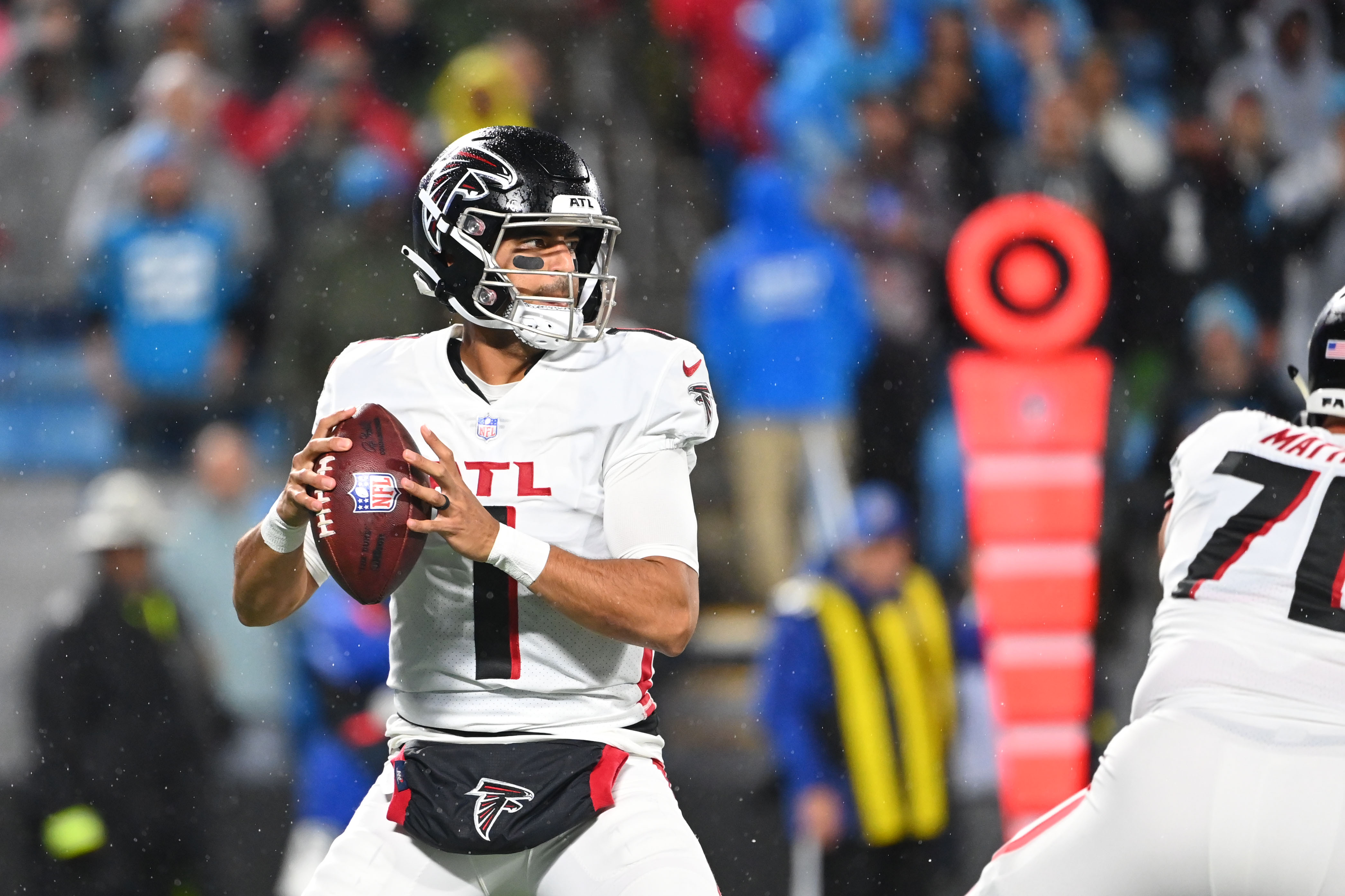 How Marcus Mariota's Tenure Changes Atlanta Falcons Identity Despite Early  Exit - Sports Illustrated Atlanta Falcons News, Analysis and More