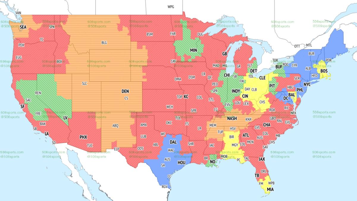 Packers vs. Jaguars coverage map: Where can NFL fans watch the Week 10 game  on TV?