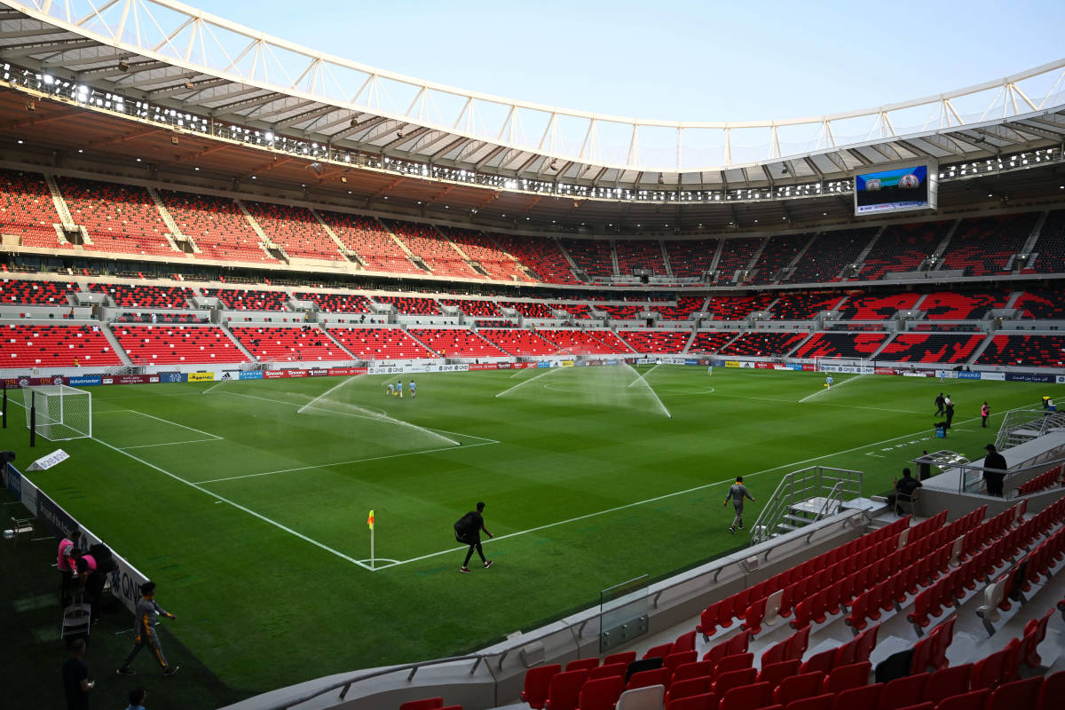 A general view from inside Ahmad bin Ali Stadium